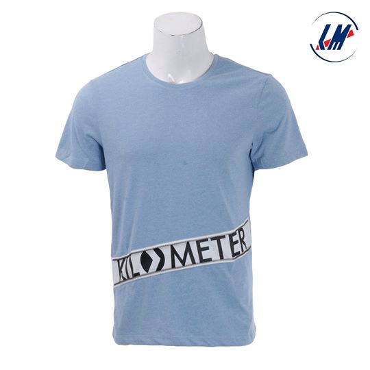 KILOMETER Round Neck T-Shirt With Zipper For Men (1936)