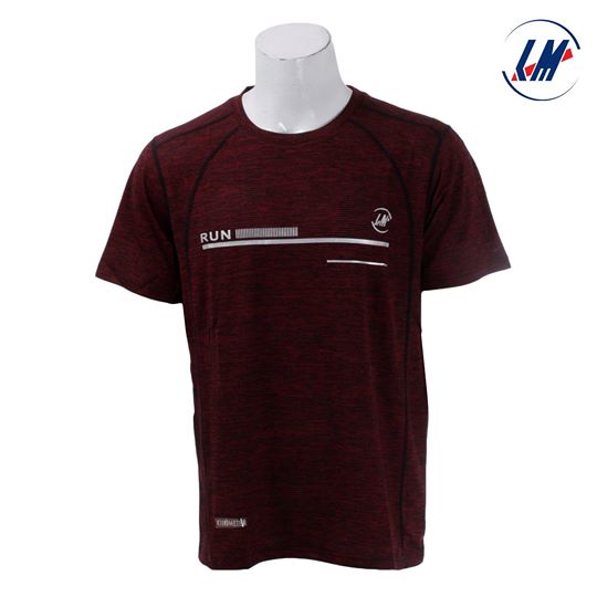 KILOMETER Share Save Round Neck Sports T-shirt KMSO4